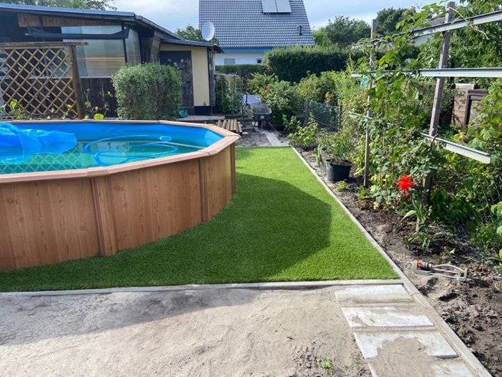 unseren kunstrasen konnt ihr selbstverstandlich auch am pool einsetzen topgreen